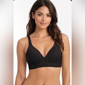 B22 Buffalo David Bitton *NWOT* Wire-Free Bra Black